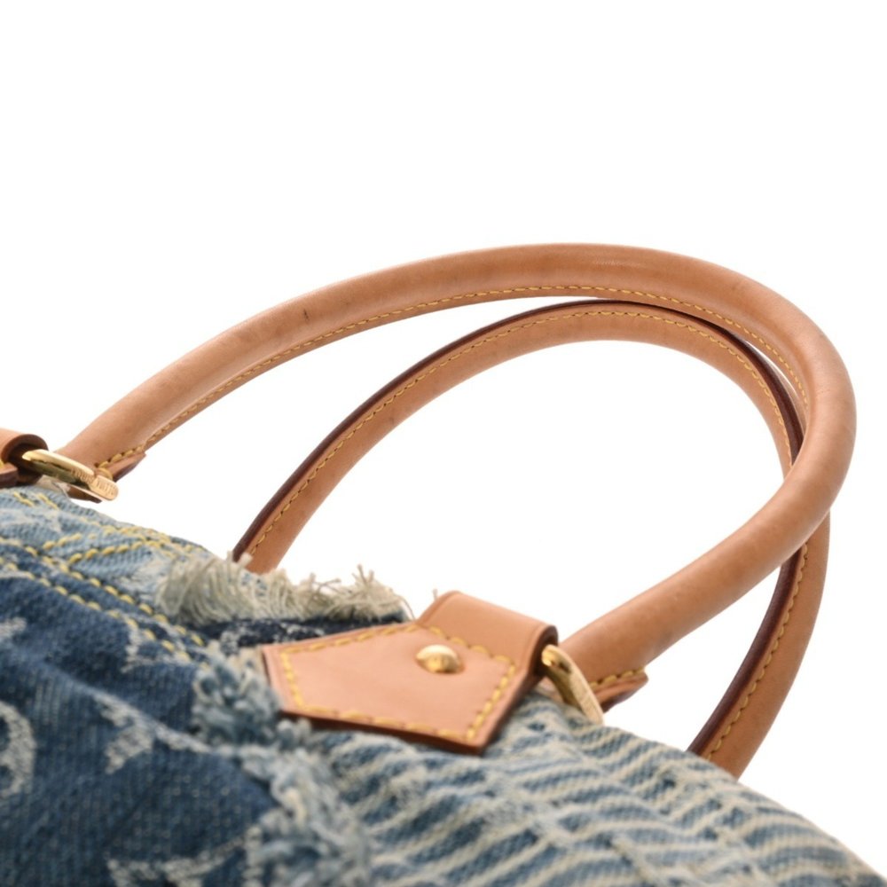 Louis Vuitton Monogram Denim Patchwork Bowly Blue… - image 5